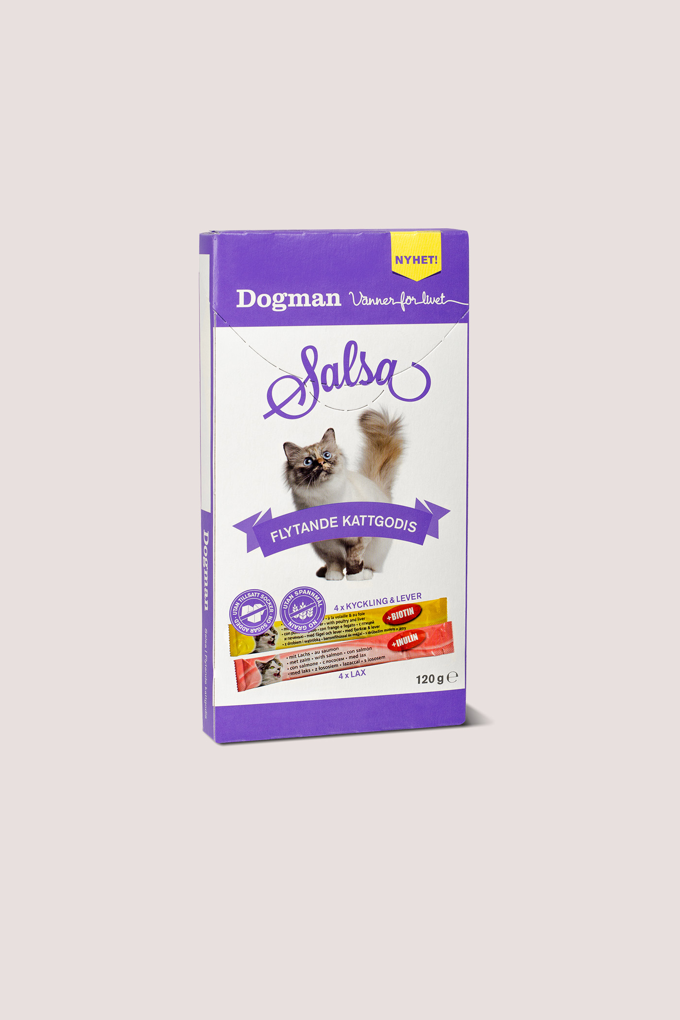 DOGMAN SALSA FLYDENDE CAT TREATS 120G